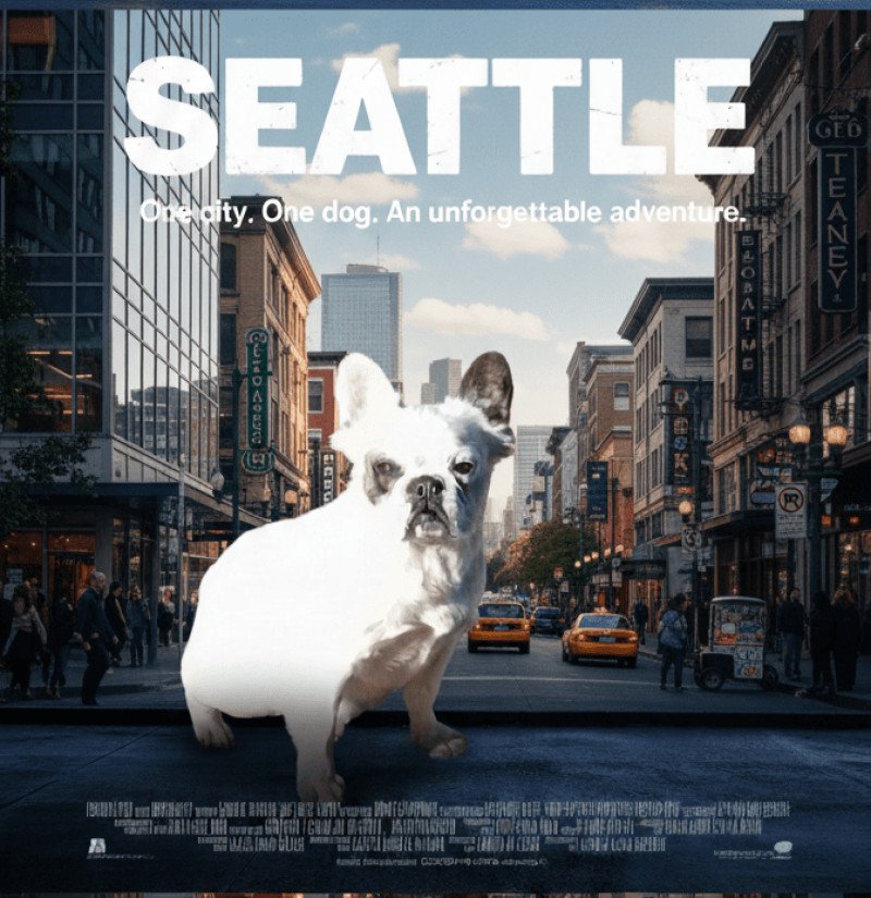 Seattle Femelle Bouledogue francais
